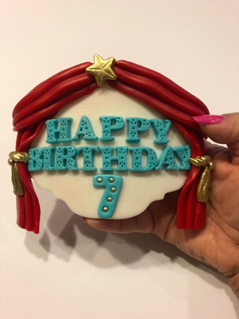 Circus themed Happy Birthday plaque image 3