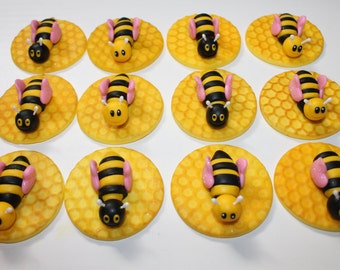 Bumble Bee Cupcake Toppers