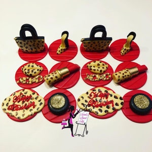 Gucci Chanel LV Designer Logo Pre-cut Edible Icing Cupcake or Cookie T –  Deezee Designs
