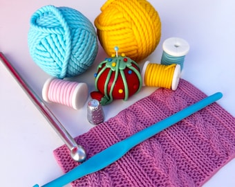 Crochet themed toppers