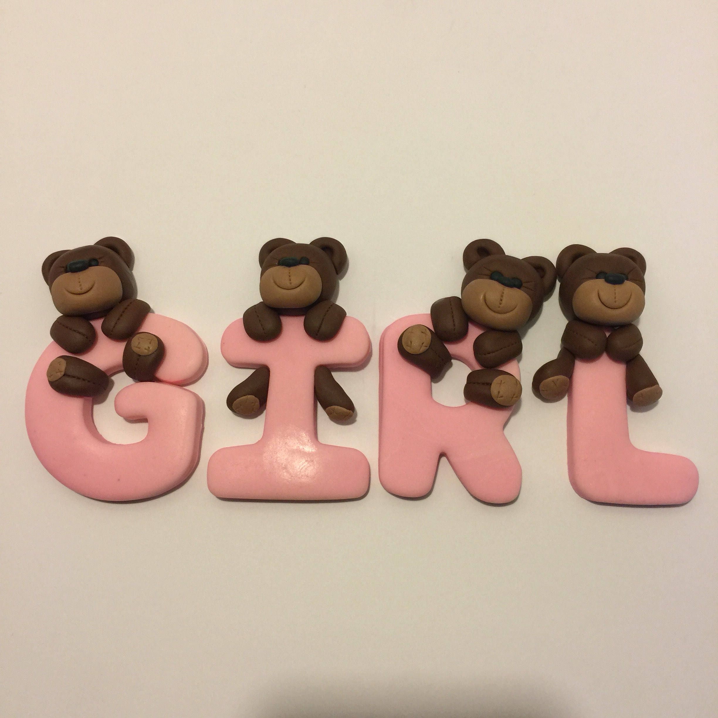 Teddy Bear Baby Shower Cake Topper - Etsy