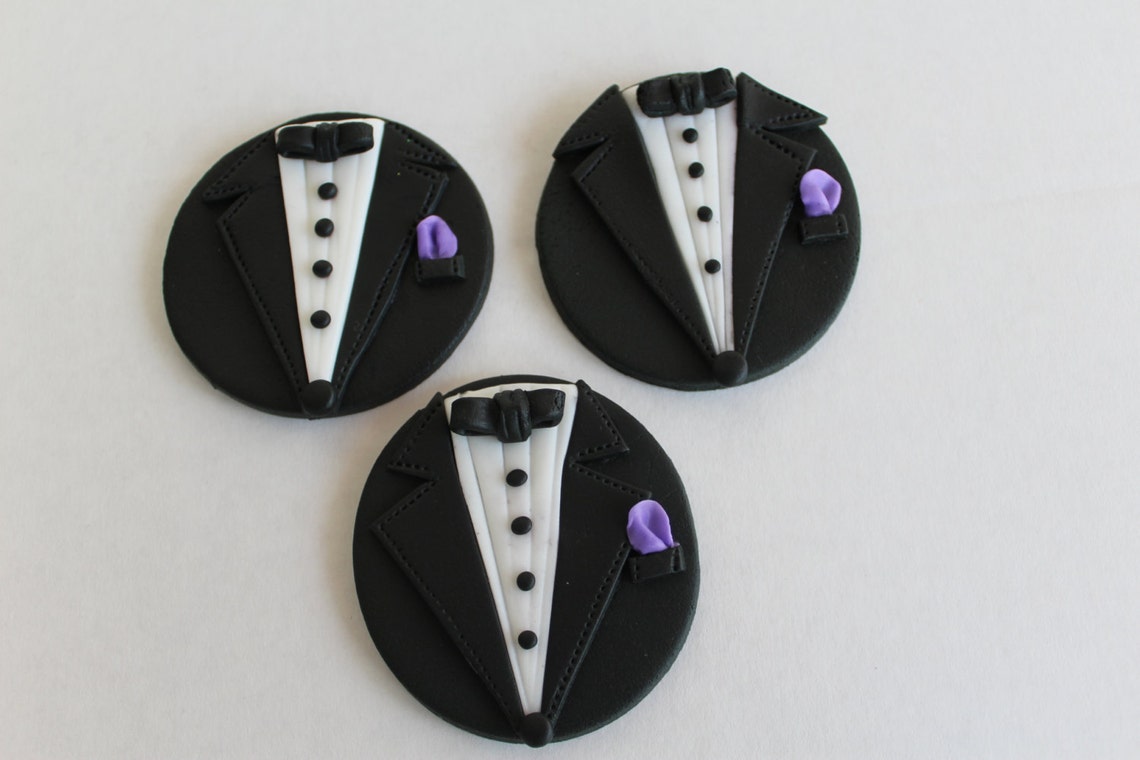 Groom Cupcake Toppers Bridal/Wedding | Etsy