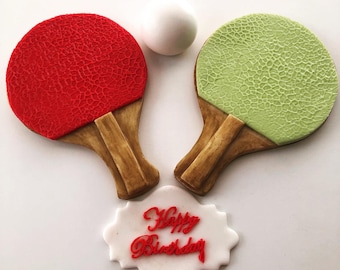 Ping Pong cake topper set