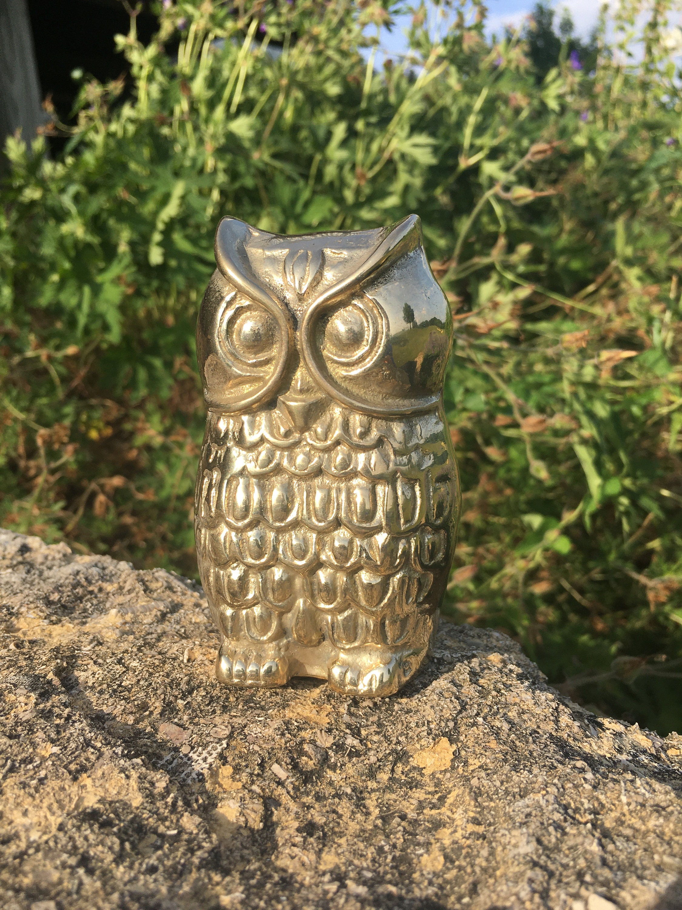Brass Owl Figurine Statue at Rs 750/piece