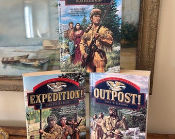 Wagons West - The Frontier Trilogy Book Series, Dana Fuller Ross, Set of 3 Books For Sale, Original Copyright 1992/1993, Like New Condition
