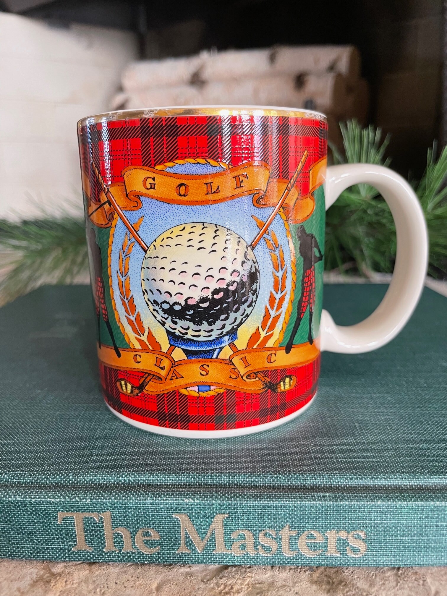 Vintage Golf Classic Club Pro Coffee Cup, Golf Theme Coffee