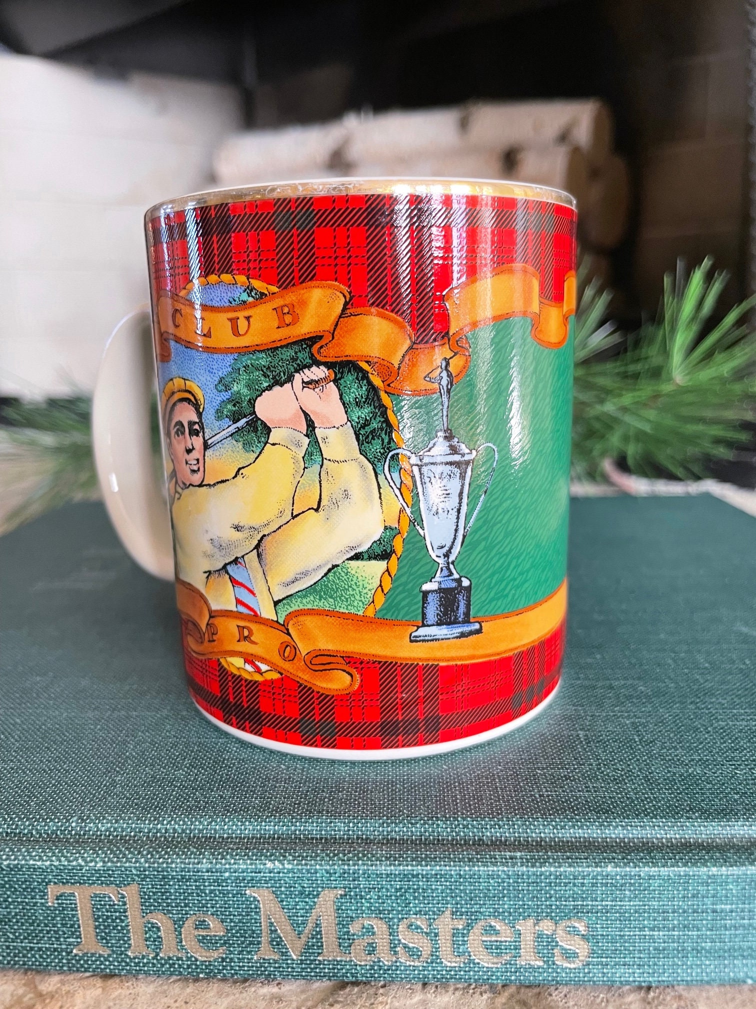 Vintage Golf Classic Club Pro Coffee Cup, Golf Theme Coffee