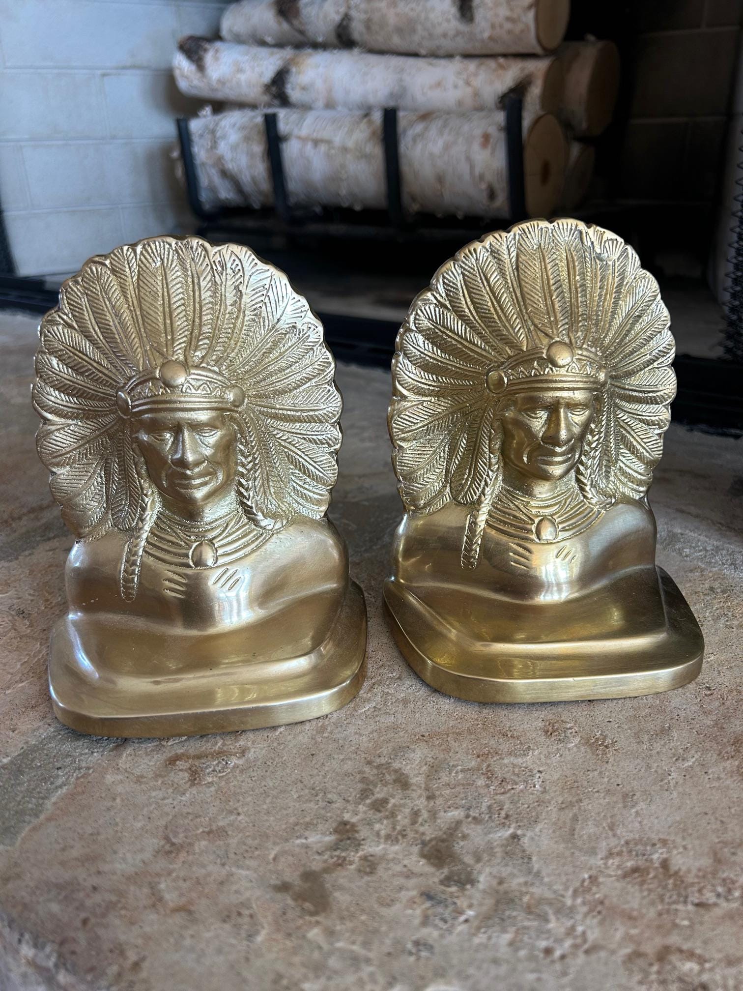 Indian Bookend／single american indian bookends products for sale | eBay
