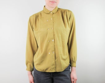 top Vintage 60\u2019s yellow green patch pockets