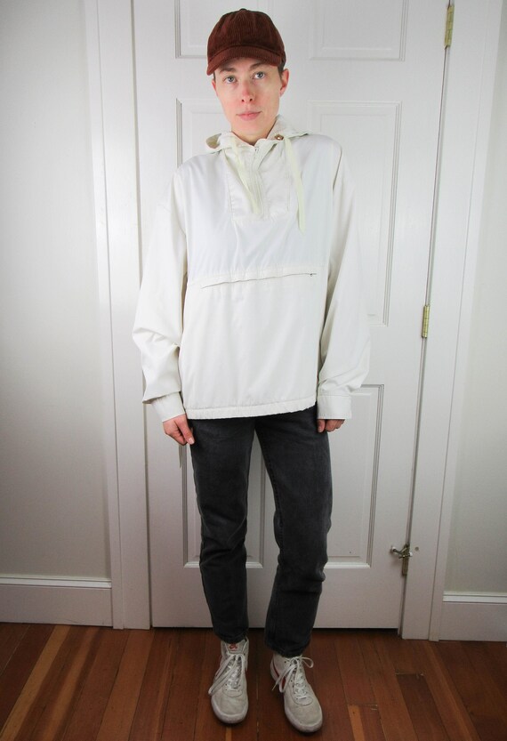 Vintage 50s 60s Pullover Jacket Windbreaker Quarte