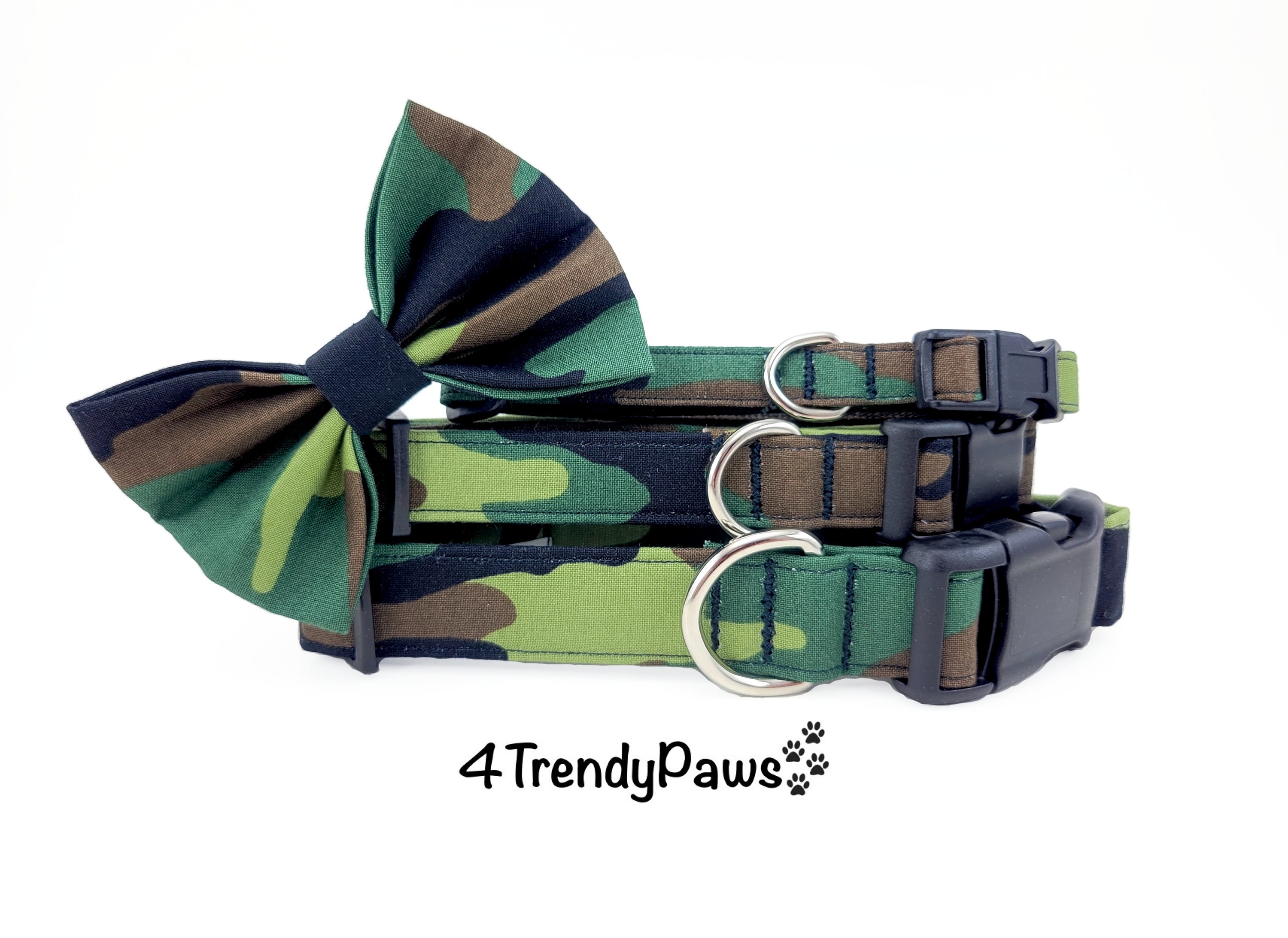 YOULY The Legend Camo Print Dog Collar, Small