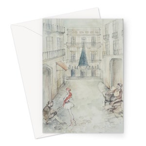 Carte de vœux de la rue de Lisbonne
