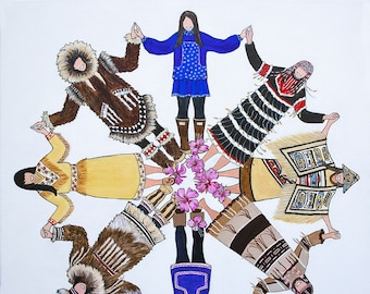 Alaska Arte nativa, Arte indigena, Aleut, Alutiiq, Athabascan, Yupik, Tlingit, Haida, Inupiaq, Arte grafica indigena, Alaska, Sussistenza