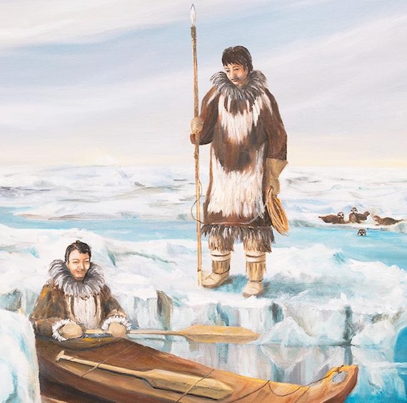 アラスカ先住民の絵画、ユピックの芸術、イヌピアックの芸術