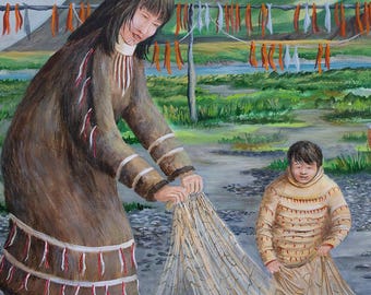 アラスカ先住民の芸術、歴史芸術、アルティーク族、スグピアック族