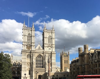 Fotografía de la Abadía de Westminster, grabados de la ciudad de Londres, arte del Reino Unido, arte de Gran Bretaña, catedrales británicas, fotografía de catedrales, grabados de Londres