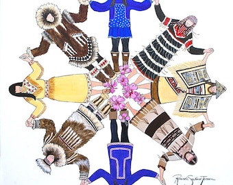 Alaska Native art, Indigenous art, Aleut, Alutiiq, Athabascan, Yupik, Tlingit, Haida, Inupiaq, Indigenous graphic art, Alaska, Subsistence