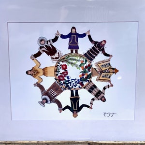 Alaska Native art, Indigenous art, Aleut, Alutiiq, Athabascan, Yupik, Tlingit, Haida, Inupiaq, Indigenous graphic art, Alaska, Subsistence image 5