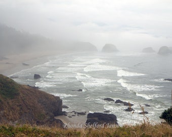 Oregon Coast Storm, stormy seascapes, seascape photography, beach prints, rugged coastline prints, coastal wall art, Seascape prints