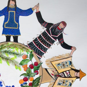 Alaska Native art, Indigenous art, Aleut, Alutiiq, Athabascan, Yupik, Tlingit, Haida, Inupiaq, Indigenous graphic art, Alaska, Subsistence image 3
