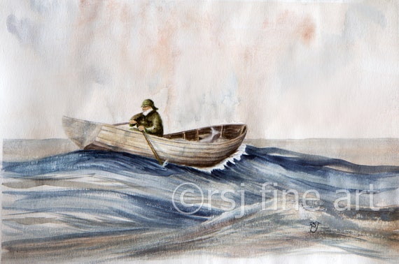 vintage wooden boat paintings, watercolor paintings, row boat paintings,  wooden boats, fishing boat painting, boat pictures,, row boat art