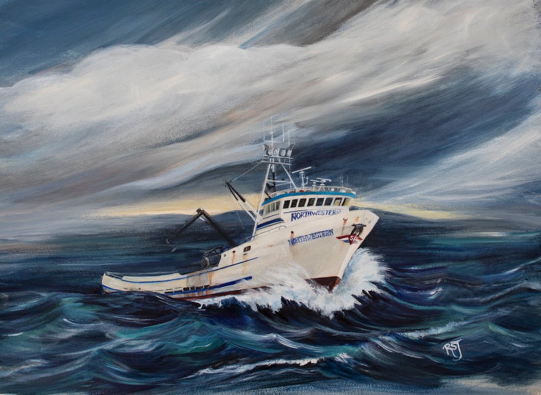 The Northwestern Boat, Deadliest Catch Prints, Fishing Boat Prints
