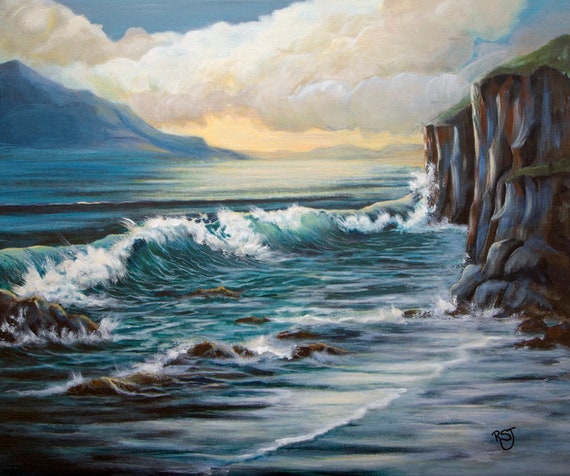 Get Art abstrait mur plage For Free