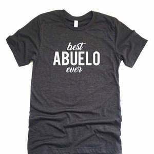 Best Abuelo Ever Men's Crewneck Graphic Tee | Spanish Español Best Grandfather Grandpa Granddad Short-Sleeve T-Shirt