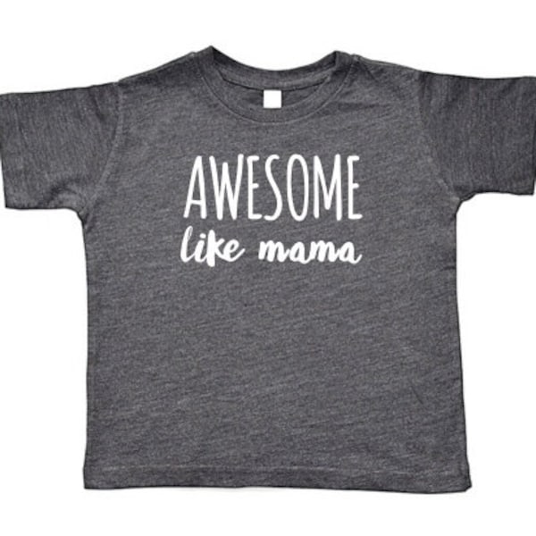 Awesome Like Kaka/Fui/Mama/Masi/Bhai/Didi Toddler Youth Short-Sleeve Tee, Baseball Tee & Baby Bodysuit | Indian South Asian Aunt/Siblings