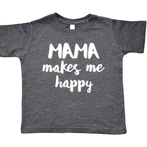 Nani/Nana/Dadi/Dada/Fui/Kaka/Masi Makes Me Happy Toddler Youth Short-Sleeve Tee, Baseball Tee & Baby Bodysuit | Indian Grandma/Grandpa/Aunt