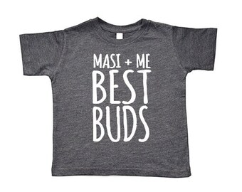 Masi/Mama/Fui/Kaka/Bua/Bhai and Me Best Buds Toddler Youth Short-Sleeve Tee, Baseball Tee & Baby Bodysuit | Indian BFF Aunt/Uncle/Bro/Sister