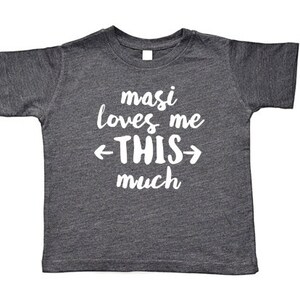 Masi/Mama/Fui/Kaka/Nani/Nana/Dadi/Dada/Bua/Paati Loves Me Toddler Youth Short-Sleeve, Baseball Tee & Infant Bodysuit | Indian Aunt/Grandma