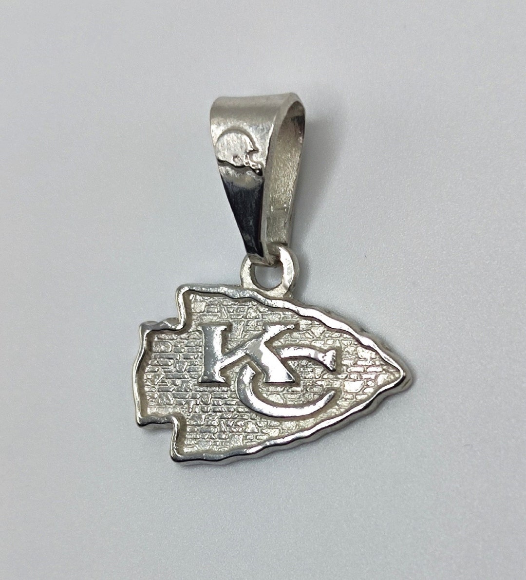 Silver Kansas City Chiefs Pendant Etsy