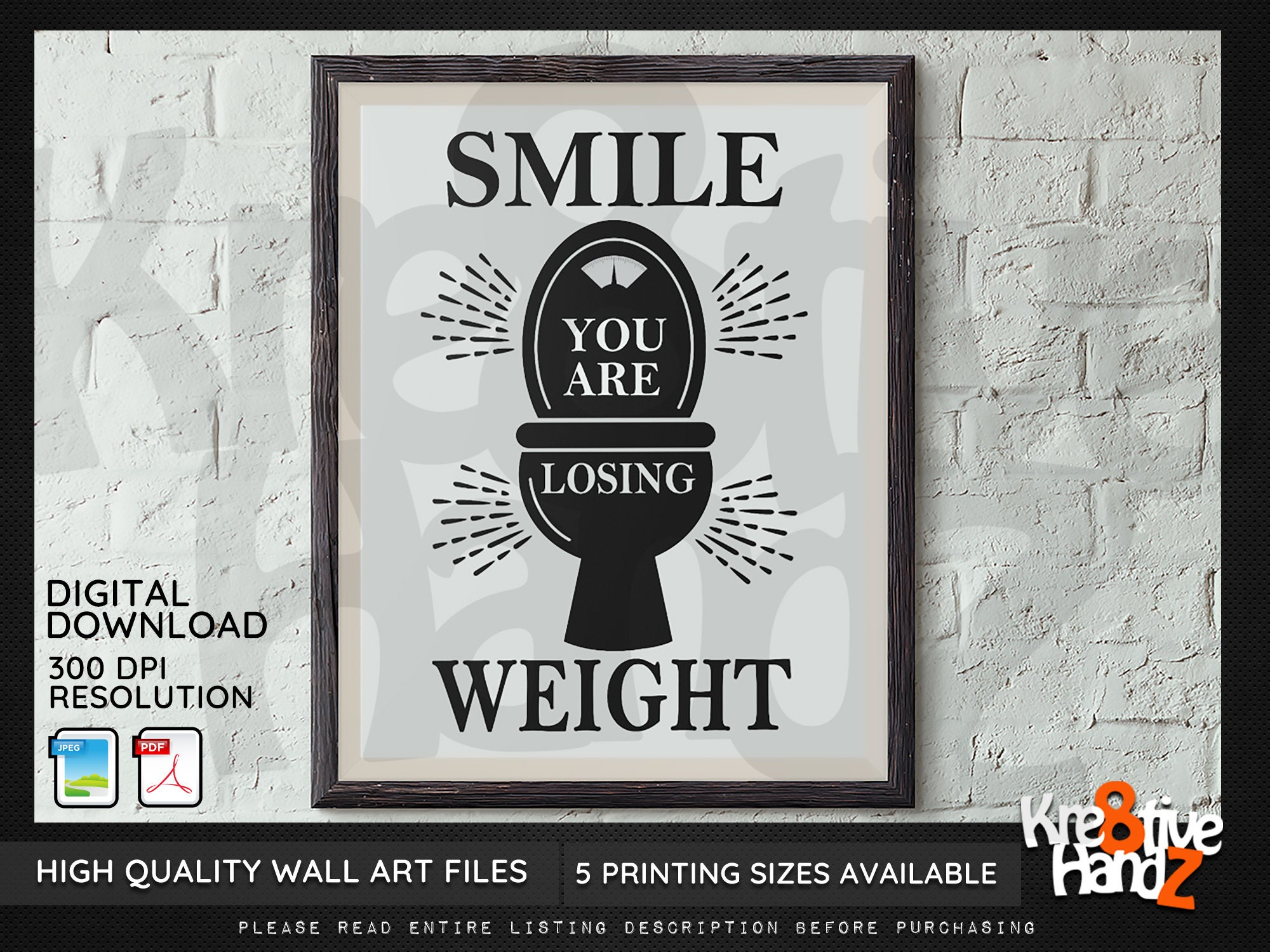 Bathroom Wall Art Funny Bathroom Print Bathroom Humor Funny Etsy