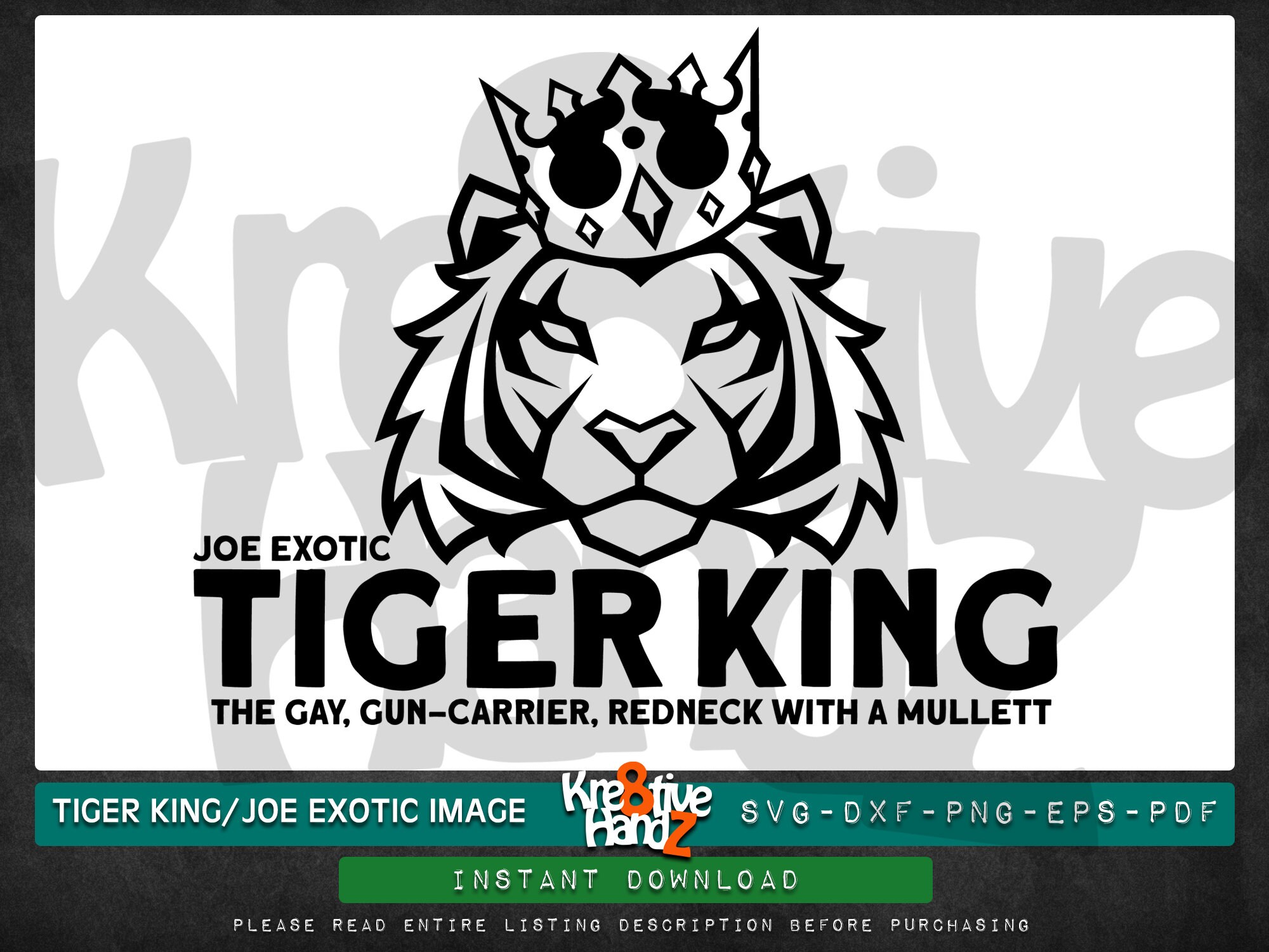 Free Free Tiger King Svg Free 335 SVG PNG EPS DXF File