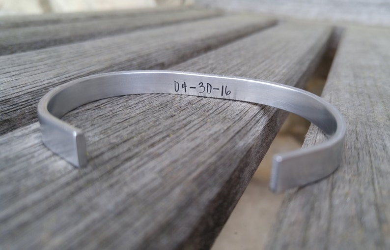 Minimalist cuff Cuff bracelet hand stamped cuff bracelet quote cuff bracelet Personalized cuff bracelet