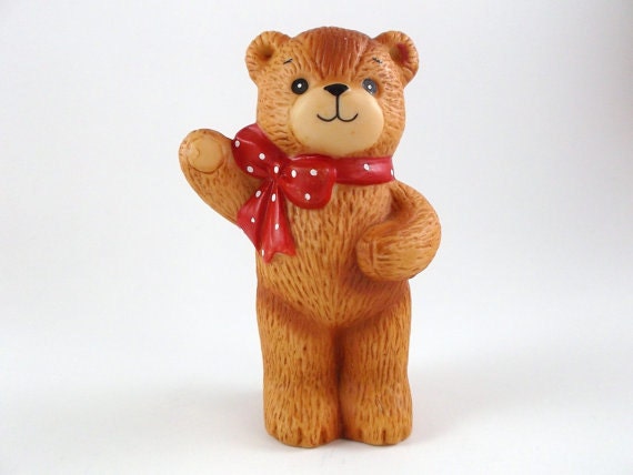 porcelain teddy bear figurines