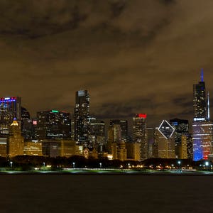 Chicago Cubs FlytheW Skyline Acrylic print image 1