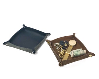 Leather Valet Tray