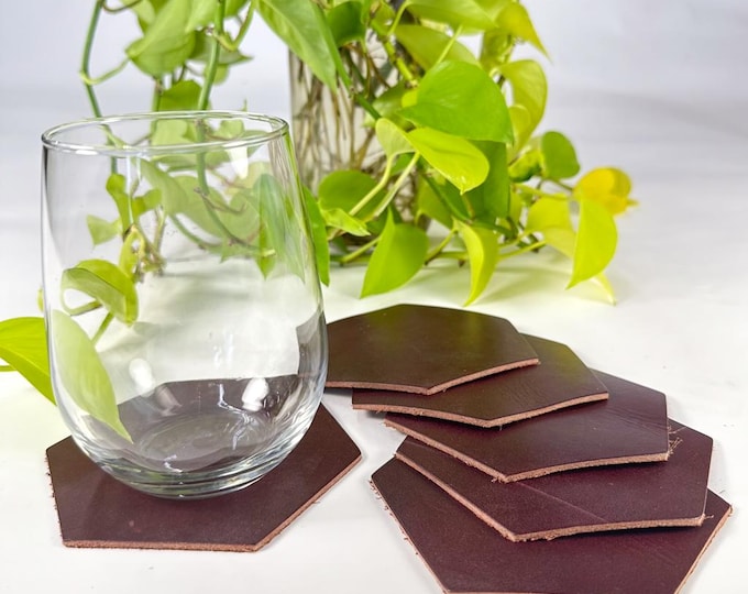 Set of 6 Hexagon Coasters
