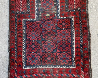 Baluch Tribal Rug - 34" x 49" - 86 x 124 cm - Antique rug - Vintage rug
