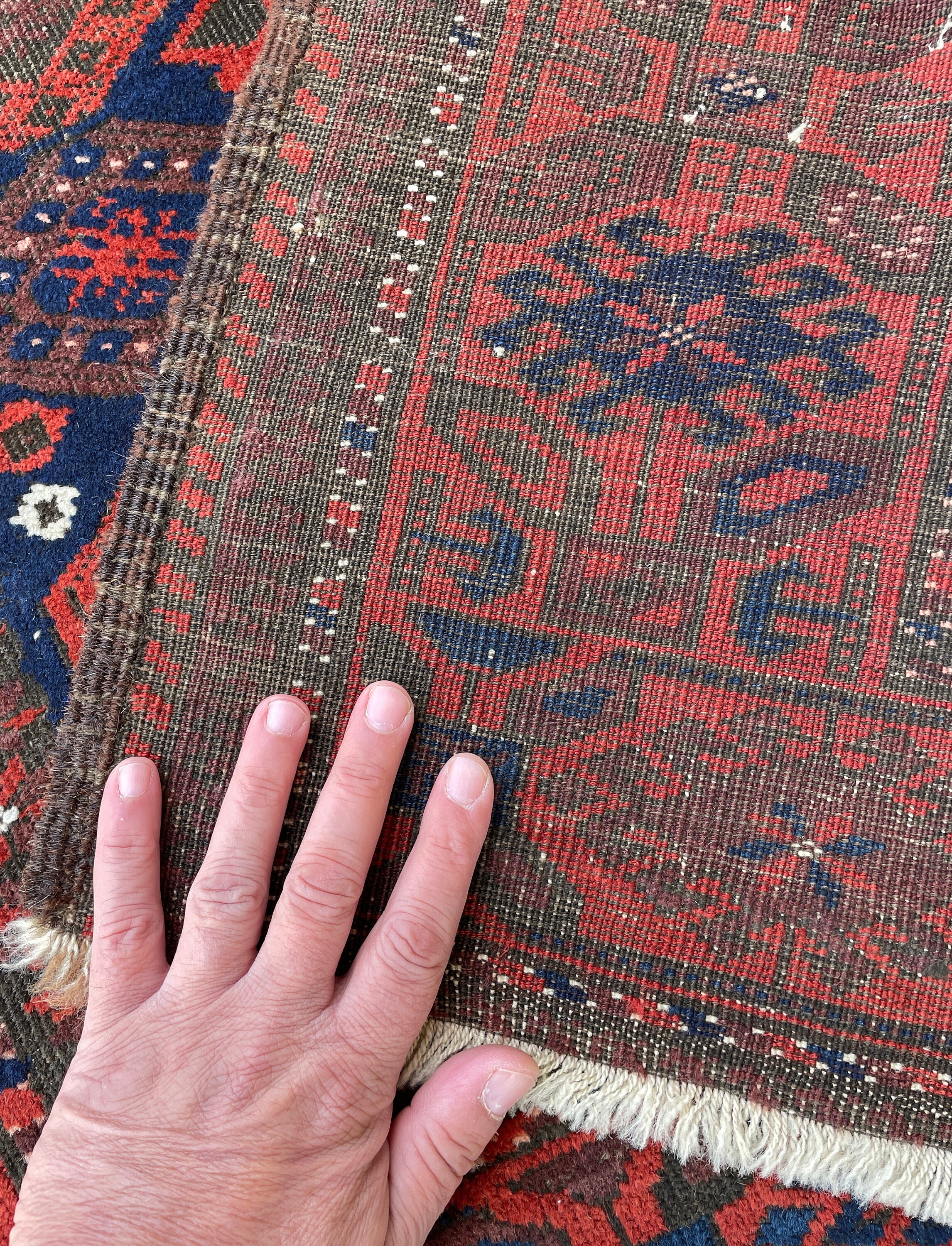 ラグ・カーペット Baluch rug#3 Antique Baluch Tribal Rug - 3'1 X 5'4 - 95 X 162 Cm - Circa