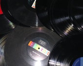 Lot of (50) 12 quot Random Used Vinyl Record Albums WITHOUT Jackets For Crafting, Crafting LOT of (50). Get 10 Free With Purchase of 50