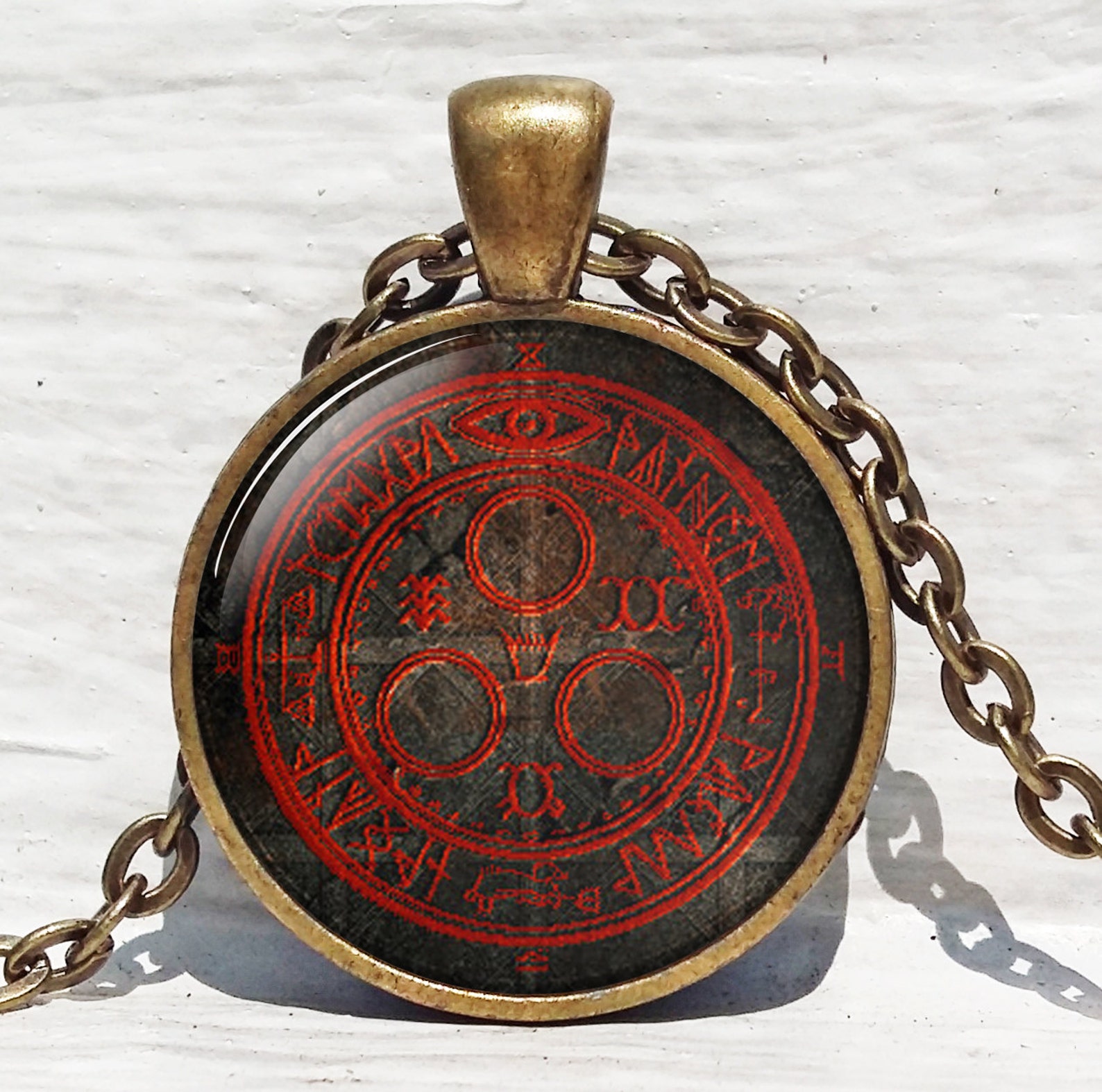 Handmade SILENT HILL Necklace Halo of the Sun Glass dome Etsy