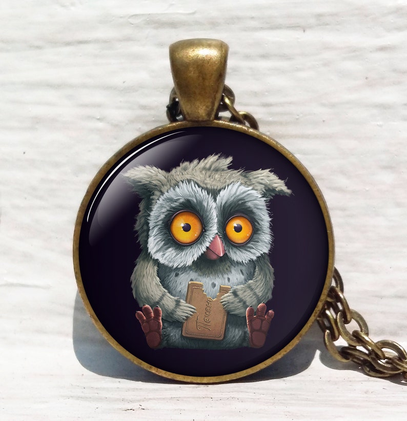 Owl Necklace Jewelry Owl Jewelry Owl Pendant Necklace Owl Etsy