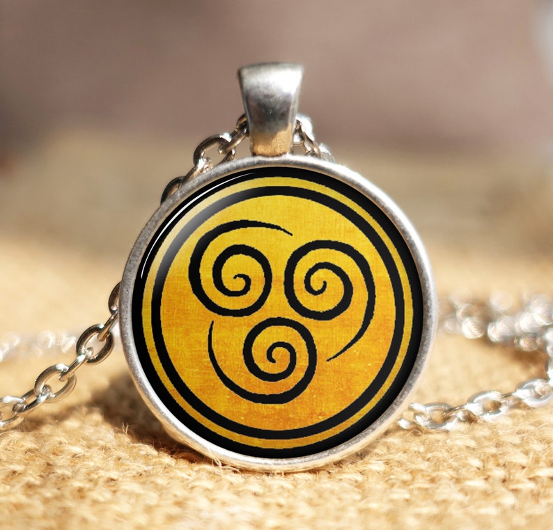 Avatar the Last Airbender Pendant Air Nomad Necklace Glass Etsy Australia