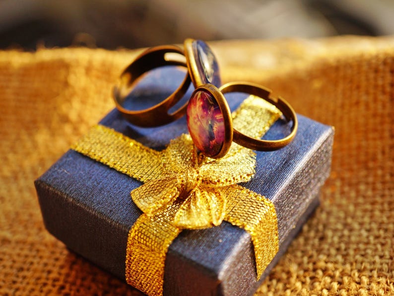 universe Rings planet Rings Jupiter Jewelry Jupiter Rings space Rings galaxy Rings