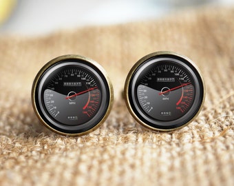 Car Speedometer cuff links,Speedometer Cuff links,Trending Cuff links, Fun Gifts For Men Race Car, Car Cuff links, Car lover gift
