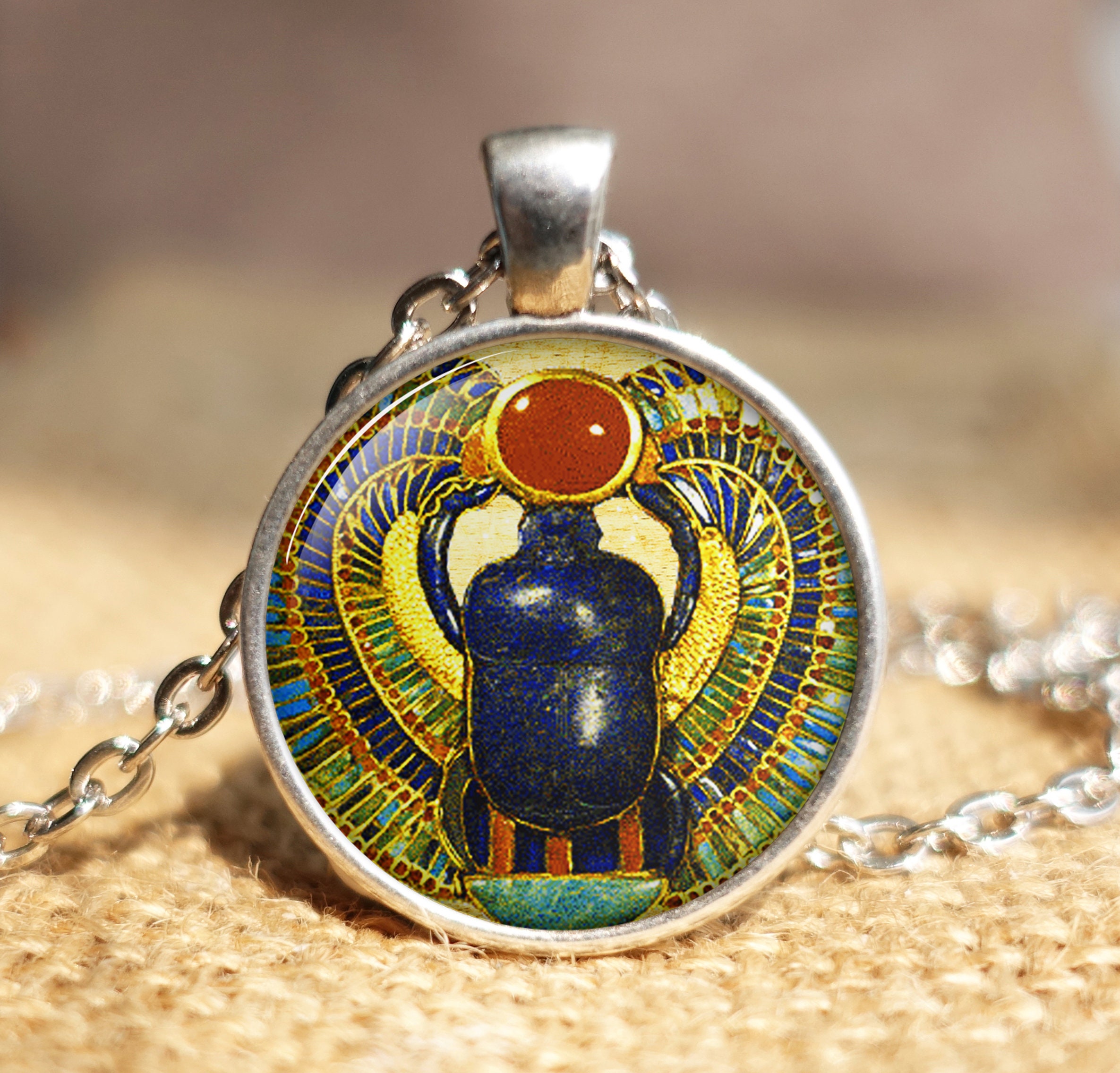 Egyptian Scarab pendant ancient egypt jewelry Egypt Etsy