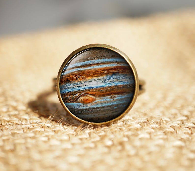 universe Rings planet Rings Jupiter Jewelry Jupiter Rings space Rings galaxy Rings
